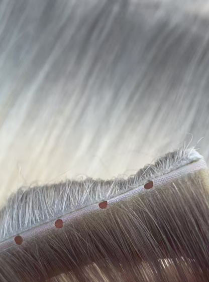 Invisible Hole PU Weft Extension Afghanistan Virgin Hair - Light Color