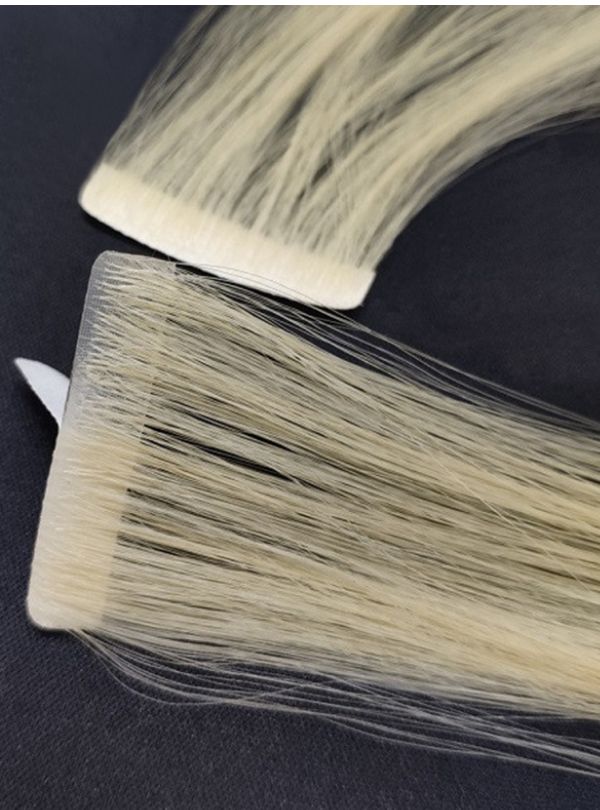 40pcs-100g Invisible Skinweft Chinese Remy Hair Tape In Extensions-Light Color