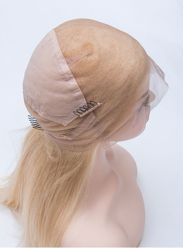 150% Full Lace Blonde Wigs Long Straight Wigs - LFS001_3-1