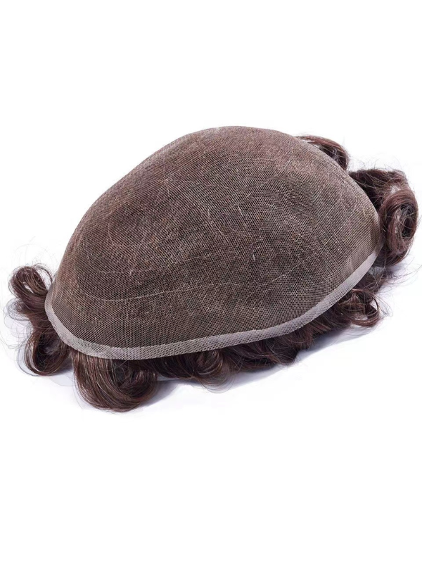 [Stock Unit] Full Lace Skin Base - Men's Toupee Hair System
