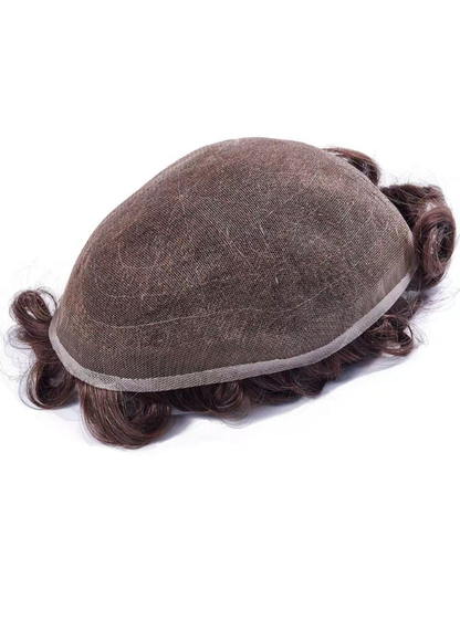 [Stock Unit] Full Lace Skin Base - Men's Toupee Hair System
