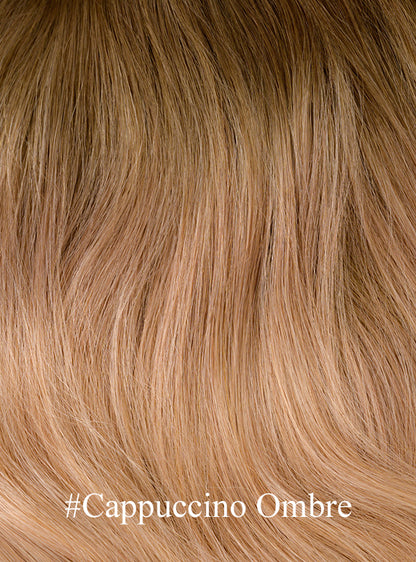 Ombre / Highlight Color: Brazilian Virgin Hair Feather Weft Extension