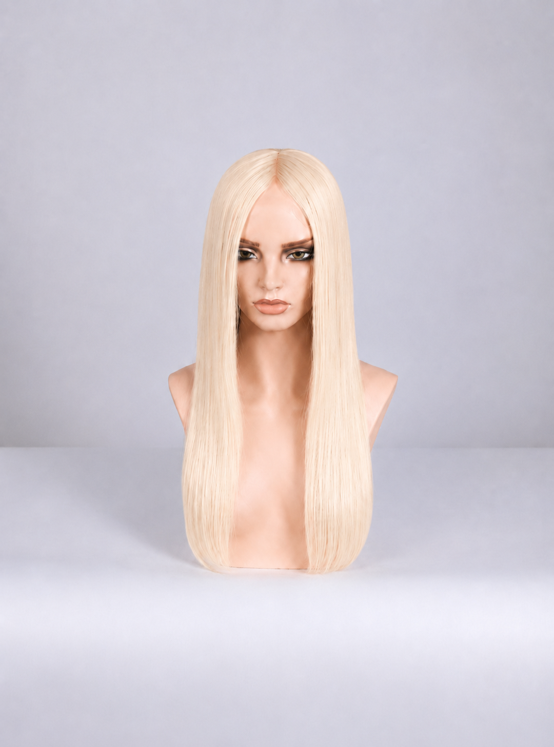 (Stock Unit) 16'' long Blonde 7'' x 8'' Lace Top Toppers Chinese Virgin Hair - WL52