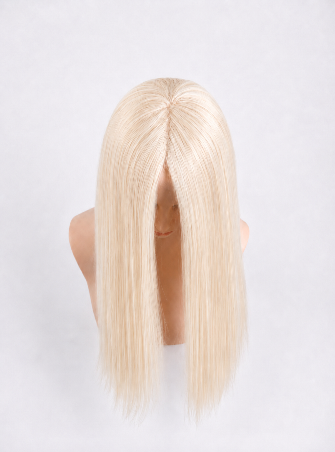 (Stock Unit) 16'' long Blonde 7'' x 8'' Lace Top Toppers Chinese Virgin Hair - WL52