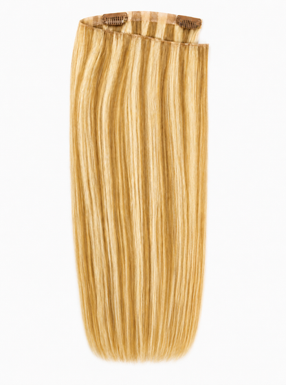 Ombre / Highlight Color: Invisible Skinweft Clip In Weft Extensions