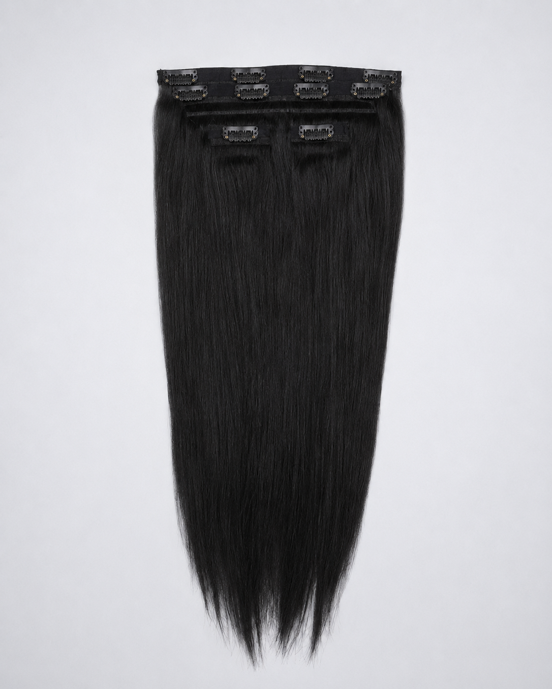 Dark Color: Invisible Skinweft Clip In Extensions
