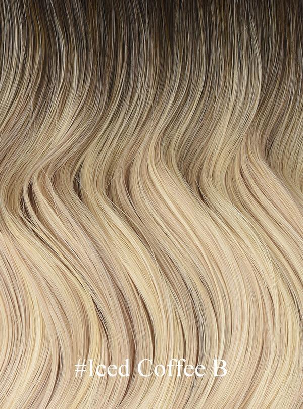 Ombre / Highlight Color: Brazilian Virgin Hair Feather Weft Extension