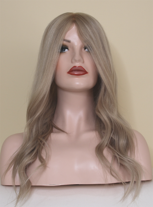 #18/60 Pearl Ash Blonde Toppers Chinese Virgin Hair - TLW016