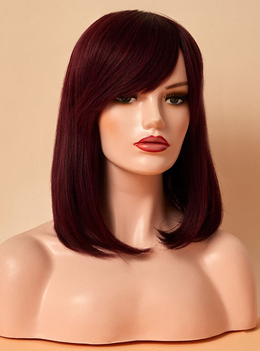 Off Black Burgundy Ombre Toppers Chinese Virgin Hair - TLW018