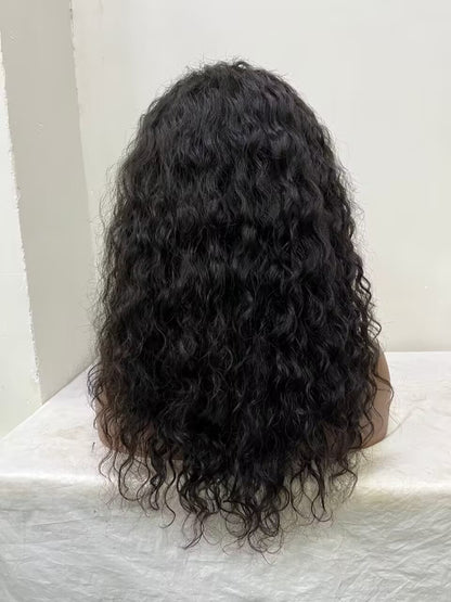 Naturally Curly Natural Hair Color Maxipart Glueless Lace Closure Wig - beyou032NG Brazilian Virgin Hair