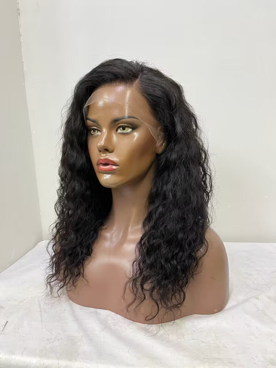 Naturally Curly Natural Hair Color Maxipart Glueless Lace Closure Wig - beyou032NG Brazilian Virgin Hair