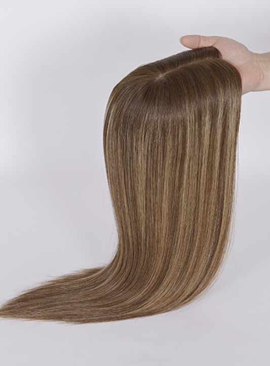 [Stock Unit] 6.5'' x 7'' Silk Top Topper Top Chinese Virgin Hair #RH312