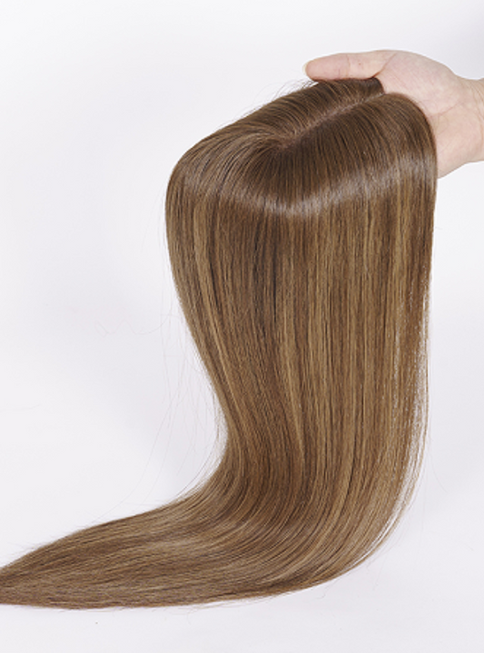 [Stock Unit] 3.5'' x 5.5'' Mono Top Topper Top Chinese Virgin Hair #SBB