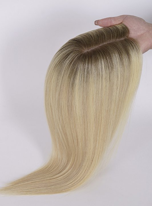 [Stock Unit] 3.5'' x 5.5'' Mono Top Topper Top Chinese Virgin Hair #SB