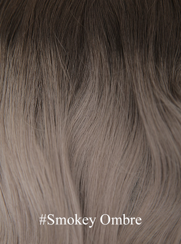 Ombre / Highlight Color: Brazilian Virgin Hair Feather Weft Extension