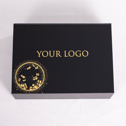 Custom Magnetic Gift Box with Sculpted Embossing & Gold Foil for Beauty Packaging