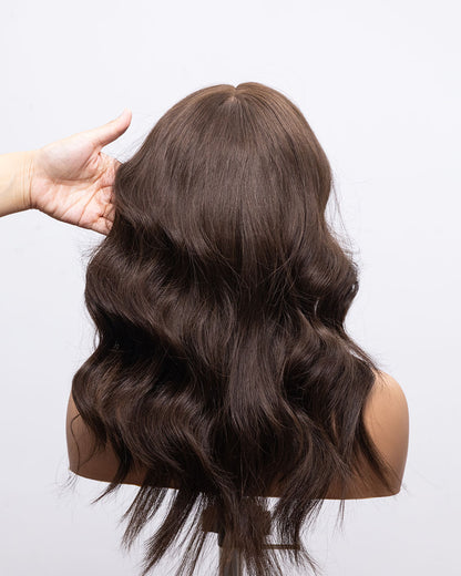 Brown 9x9 Mono Top / Chinese Virgin Hair Topper - TLW001