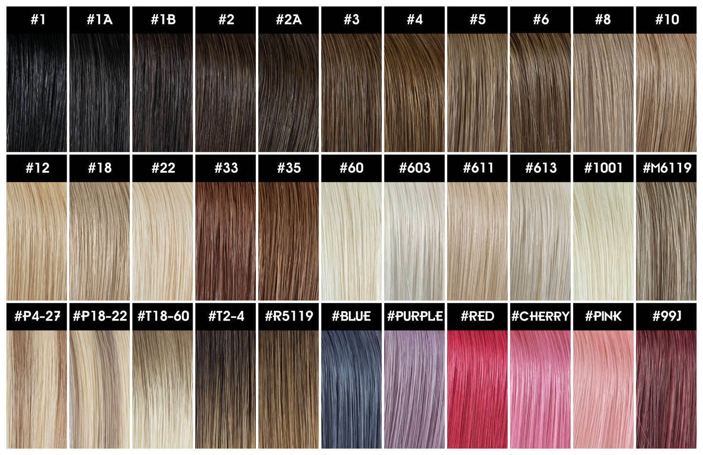 25g Chinese Virgin Hair k-tip Extensions-Light Color