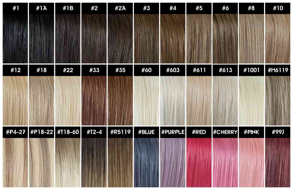 25g Chinese Remy Hair flat-tip Extensions-Light Color