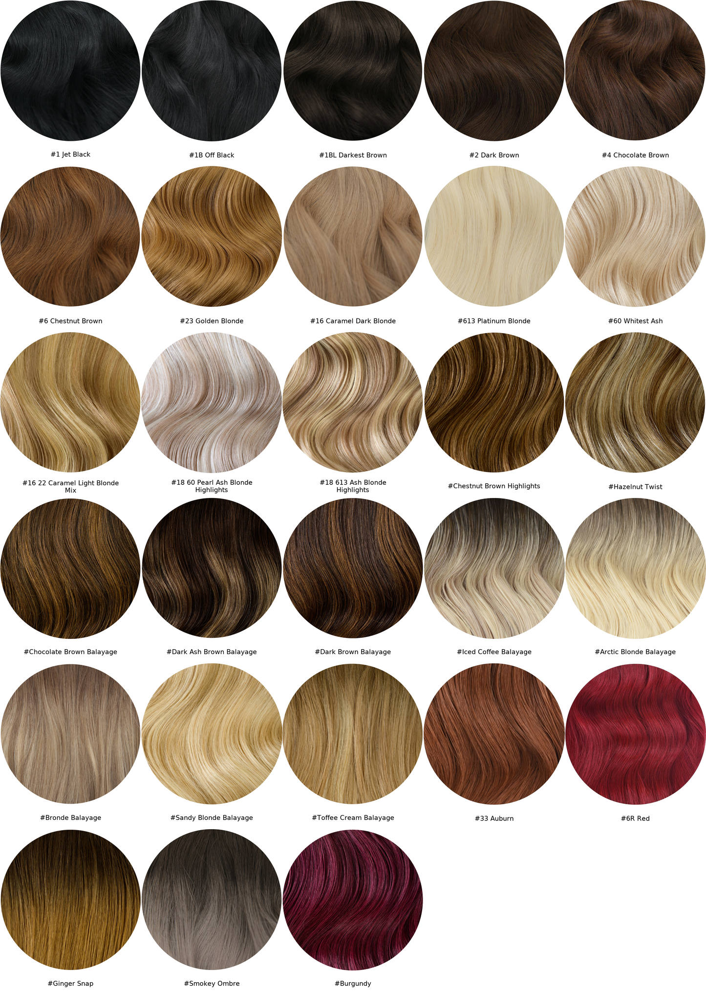 Ombre / Highlight Color: Octopus Clip In Extensions
