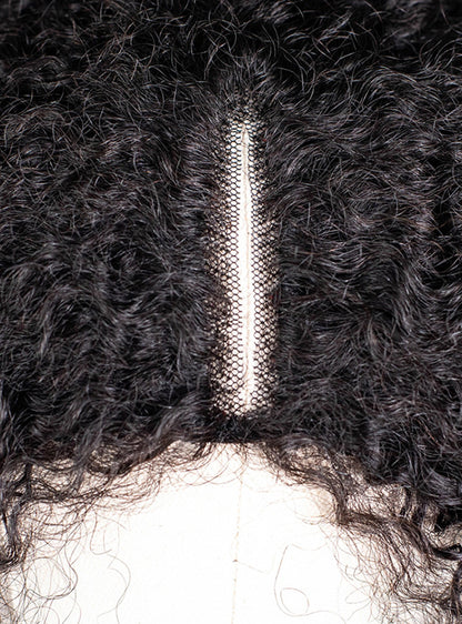 Curly BYE BYE Leave-Out Thin Part Wig