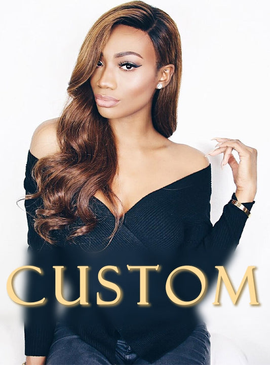 Custom 5x5 Closure Wig-Brazilian Human Hair
