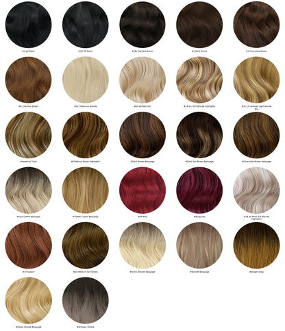 Extensions de cheveux vierges birmans 100 g, tissées à la machine - Couleur ombrée