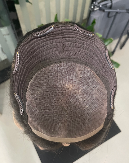 Hair Topper Custom Order Link – Base Size, Base Type & Color Selection