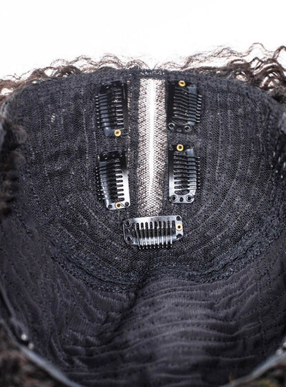 Coily BYE BYE Leave-Out Thin Part Wig