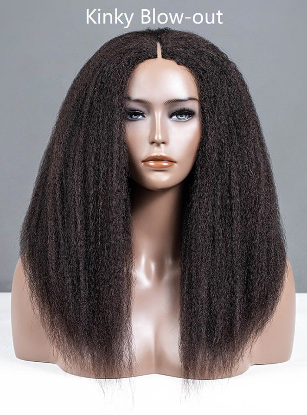 Coily BYE BYE Leave-Out Thin Part Wig