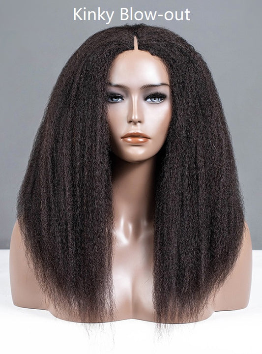 Coily BYE BYE Leave-Out Thin Part Wig