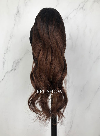Chinesische Remy-Haar-Wickel-Pferdeschwanz-Extensions - Dunkle Farbe