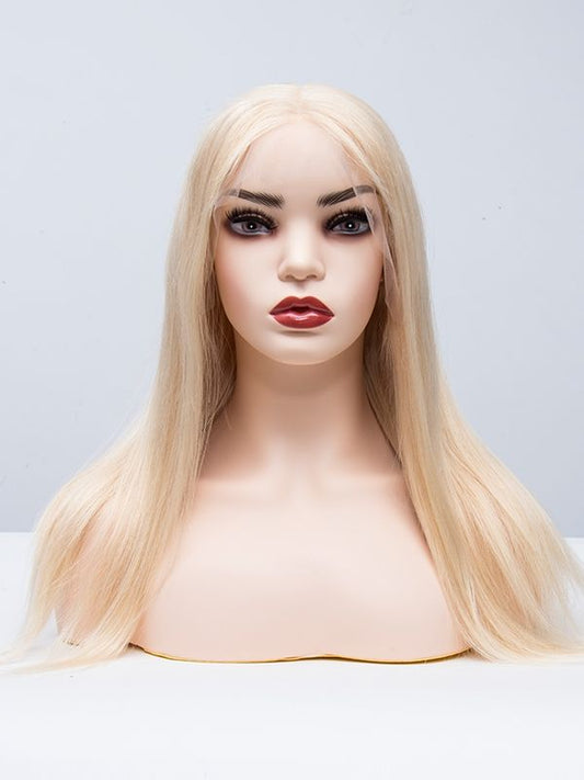 (Stock Unit) 13x6 200% Chinese Virgin Hair White Blonde 613A# Wigs