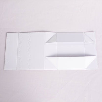 Luxury Custom Magnetic Rigid Box with Gold Foil Sculpted Embossing Butterfly Design