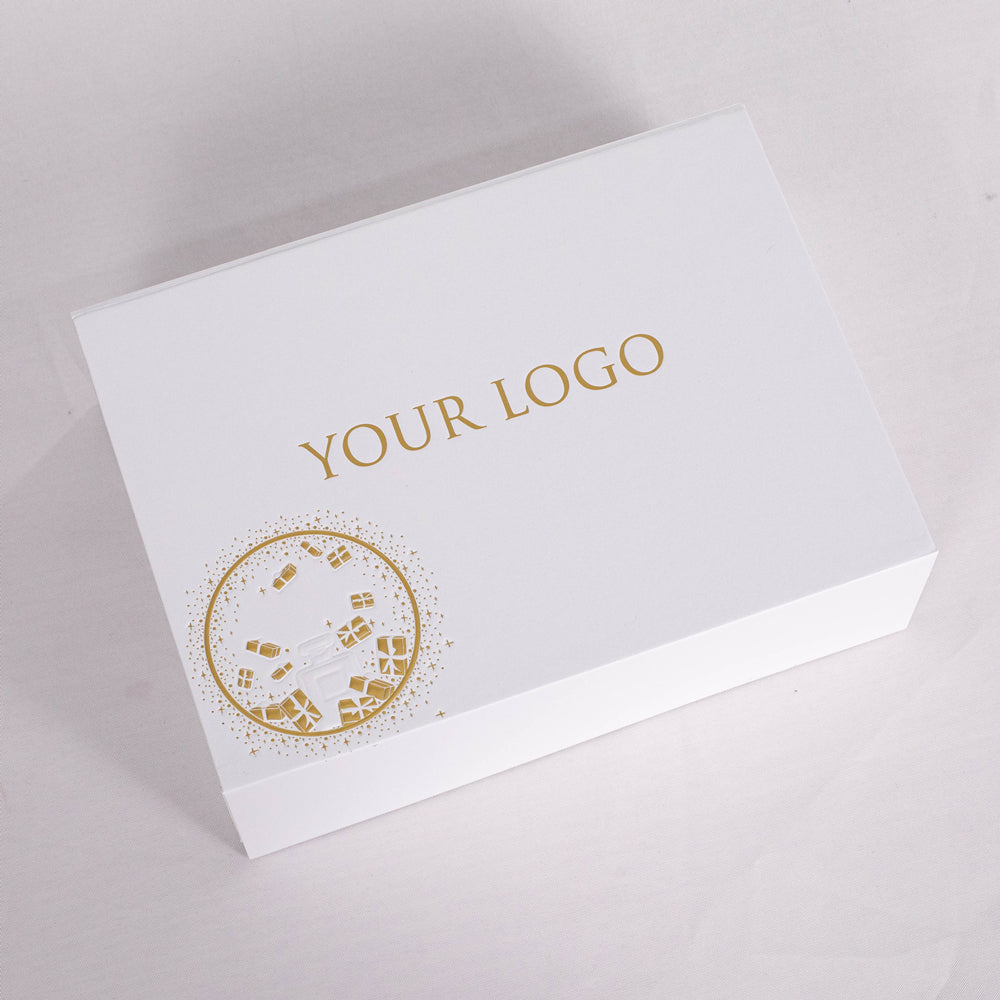 Custom Magnetic Gift Box with Sculpted Embossing & Gold Foil for Beauty Packaging